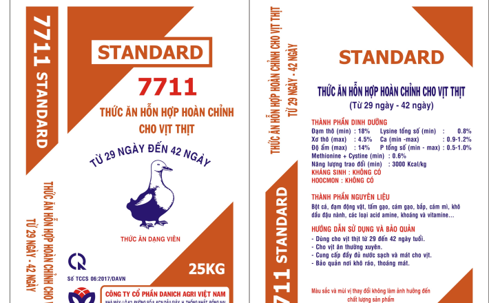 THỨC ĂN HỖN HỢP HOÀN CHỈNH CHO VỊT THỊT  