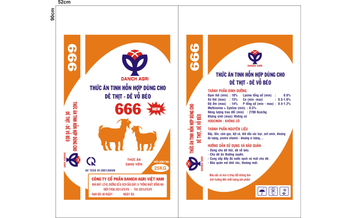 THỨC ĂN TINH HỖN HỢP CHO DÊ THỊT 