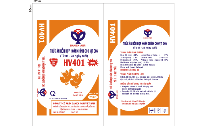 THỨC ĂN HỖN HỢP HOÀN CHỈNH CHO VỊT CON 