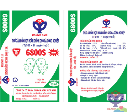 THỨC ĂN HỖN HỢP HOÀN CHỈNH CHO GÀ CÔNG NGHIỆP 