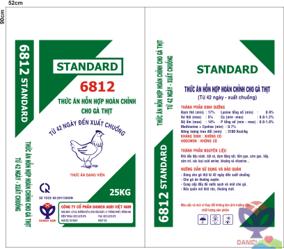 THỨC ĂN HỖN HỢP HOÀN CHỈNH CHO GÀ THỊT XUẤT CHUỒNG 