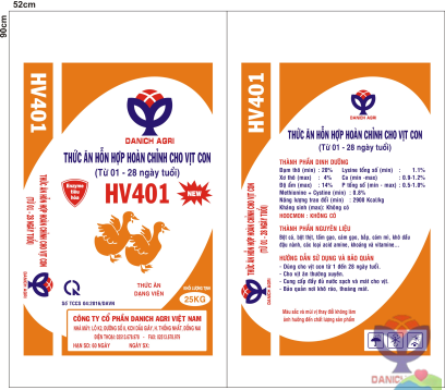 THỨC ĂN HỖN HỢP HOÀN CHỈNH CHO VỊT CON 